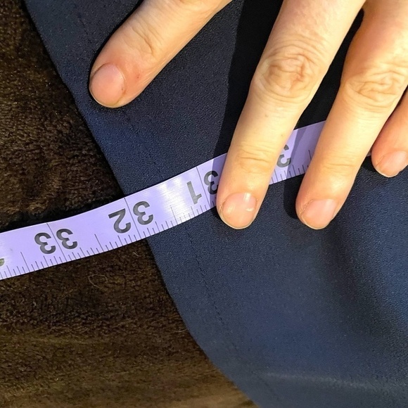 Blue H&M Navy dress with gold buttons 🤍 - Picture 8 of 9